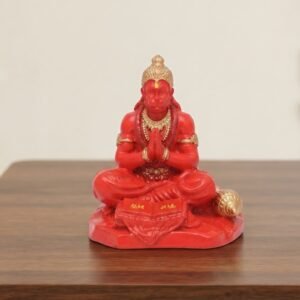 DE-H.0125  ( Divine Lord Hanuman in Meditation with Sacred Scripture )