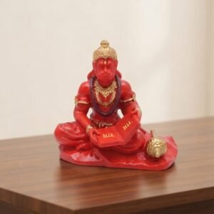 DE HANUMAN ( Divine Lord Hanuman Seated with Ramayana Scripture )