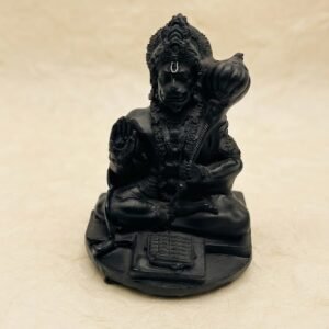 H-4  ( Black Lord Hanuman Seated with Gada )