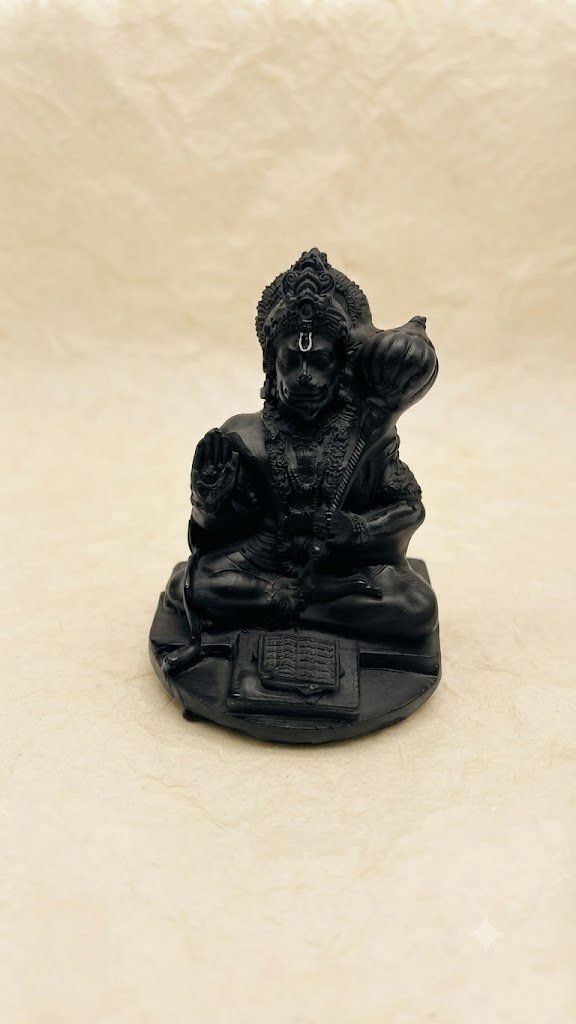 H-4 ( Black Lord Hanuman Seated with Gada )