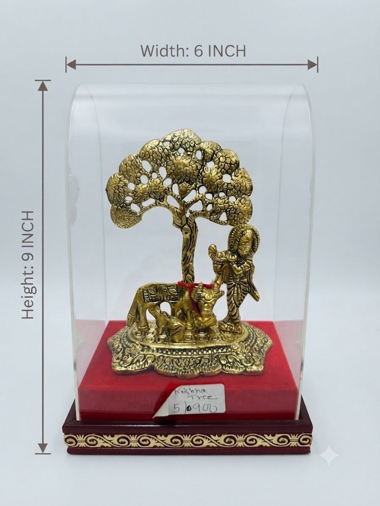 Hanuman ( Divine Lord Krishna with Cow Under Tree ) - Image 2