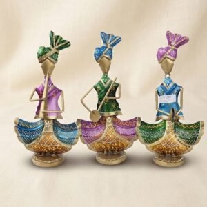 JP 285 (  Handcrafted Rajasthani Folk Art Musician Figurines )