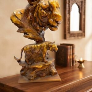 Lion brown 116(m) ( Royal Brown Lion & Tiger Artistic Sculpture )