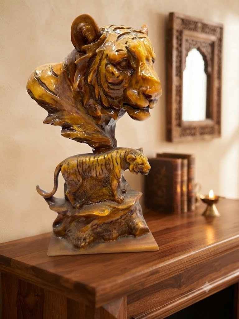 Lion brown 116(m) ( Royal Brown Lion & Tiger Artistic Sculpture )