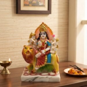 MATA ( Goddess Durga with Lion Idol )