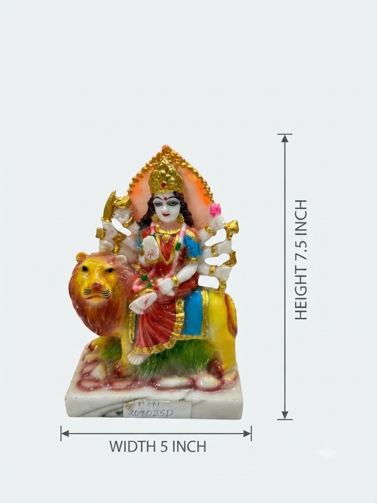 MATA ( Goddess Durga with Lion Idol ) - Image 2