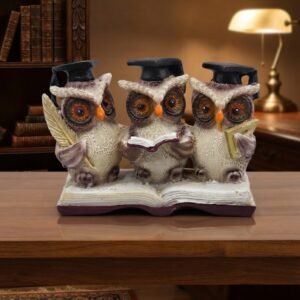 No.15 OWL ( Graduation Owl Trio Book Showpiece )