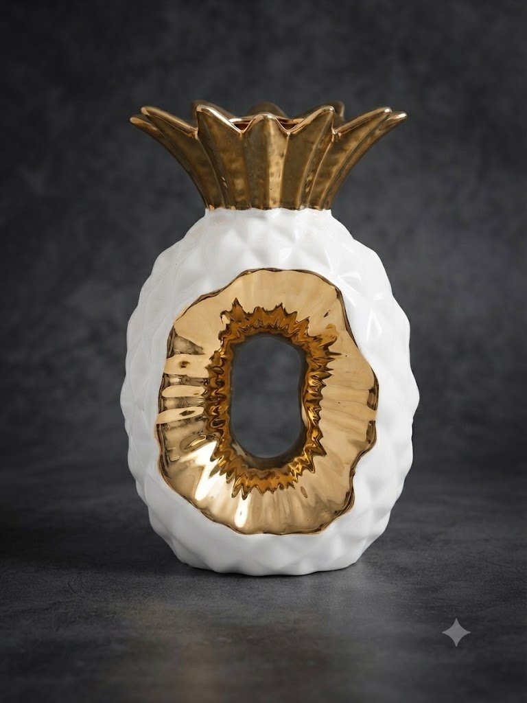 PJ4675 ( Royal Golden Pineapple Decorative Showpiece )