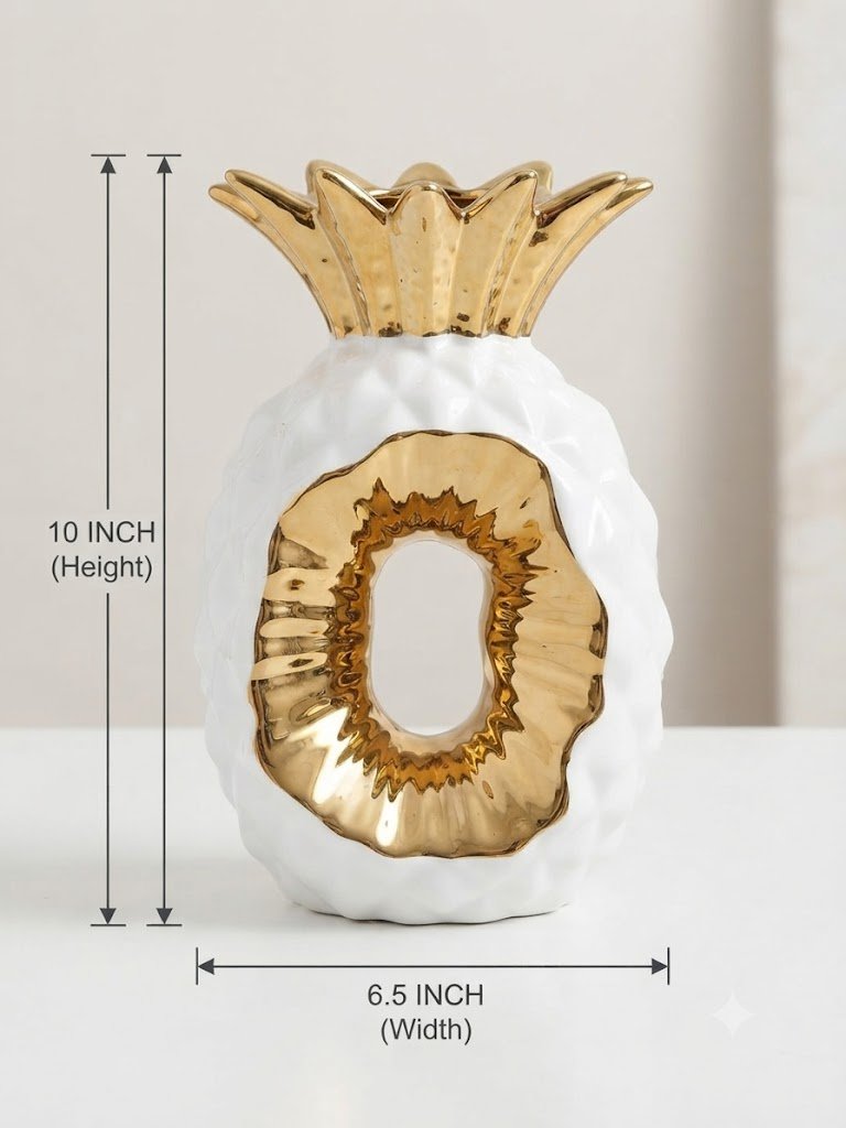 PJ4675 ( Royal Golden Pineapple Decorative Showpiece ) - Image 2