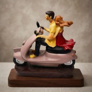 R.PS-061 ( Romantic Couple on Scooter Decorative Showpiece )