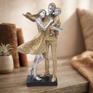 S.k CPL 227  ( Elegant Family Togetherness Couple with Child Decorative Showpiece )