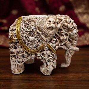 TC.2913  ( Royal Elephant with Intricate Golden Carvings )