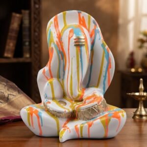 TC.G.02.A  ( Vibrant Hand-Painted Ganesha Idol )