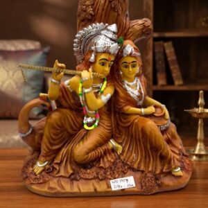 WD1957 ( Lord Krishna with Radha Decorative Idol )