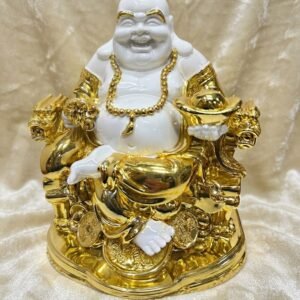 WG.2029 ( Laughing Buddha with Gold Ingots and Dragon )
