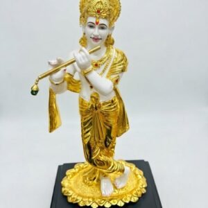 WG.811  ( Gold & White Premium Decorative Idol )
