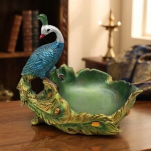 YS1250 ( Elegant Peacock Decorative Fruit & Serving Bowl )