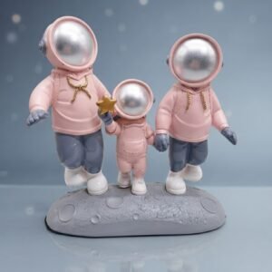YS212 ( Adorable Astronaut Family Decorative Showpiece )
