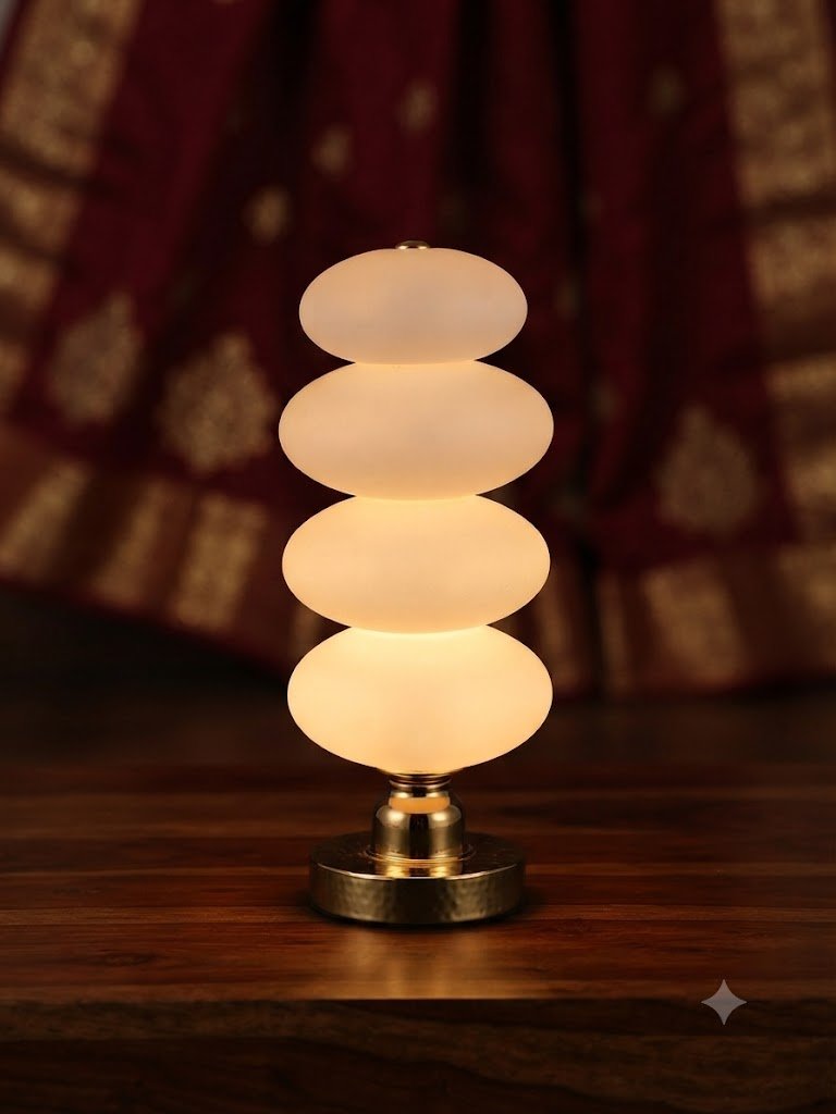 Ys-2043 ( Modern Stacked Oval Glow Table Lamp )