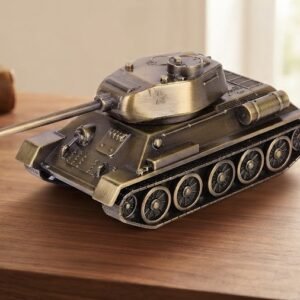 Ys2168  ( Vintage Military Tank Metal Showpiece )