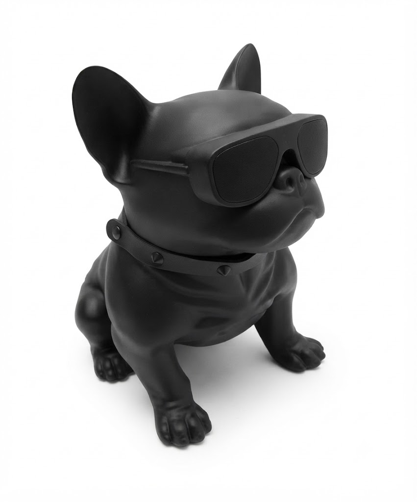 AR 4497 Stylish Black French Bulldog Figurine with Sunglasses โ Modern Decorative Showpiece - Image 2