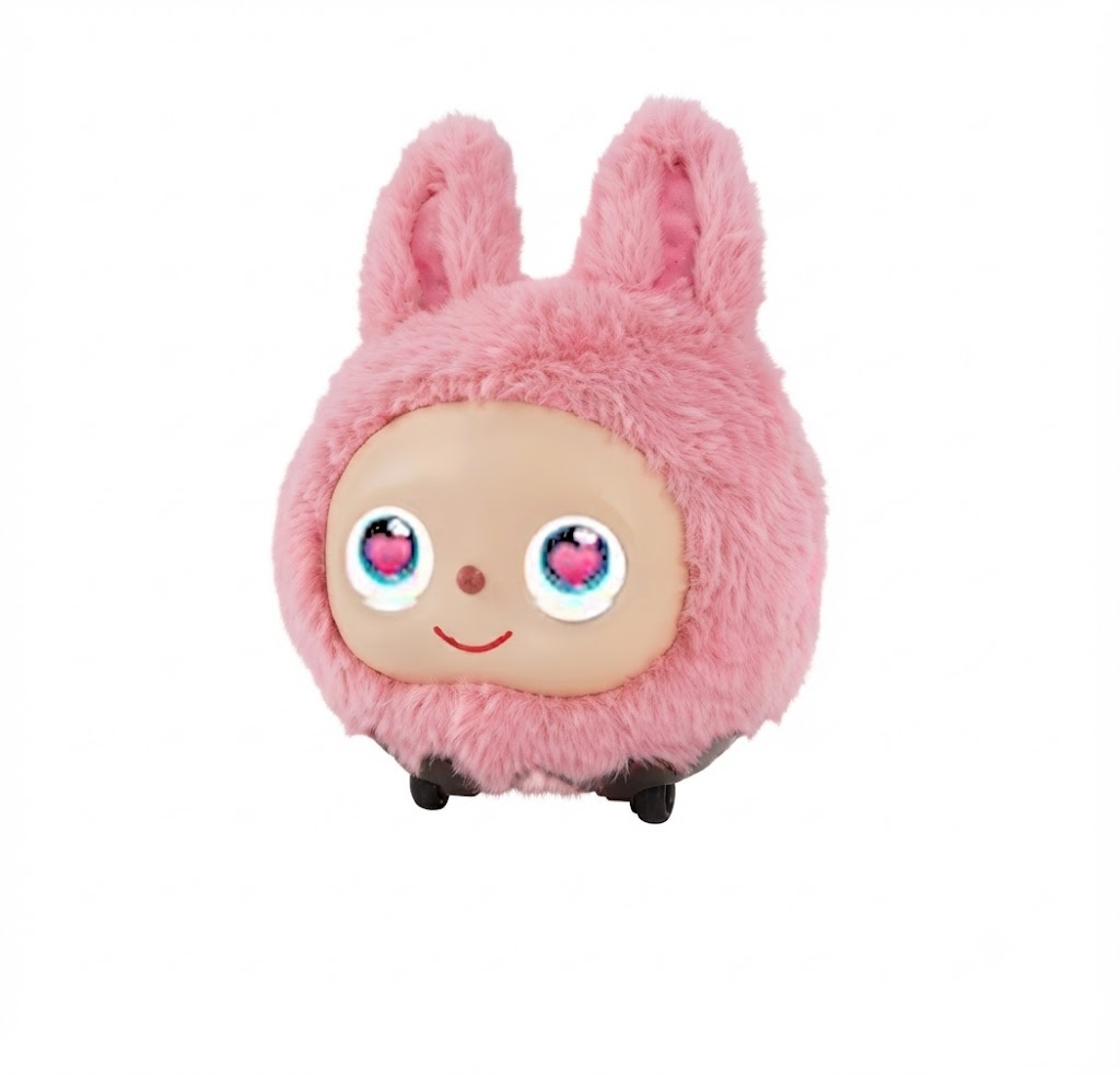 AR 4499 Pink Bunny Music Star Plush - Image 2