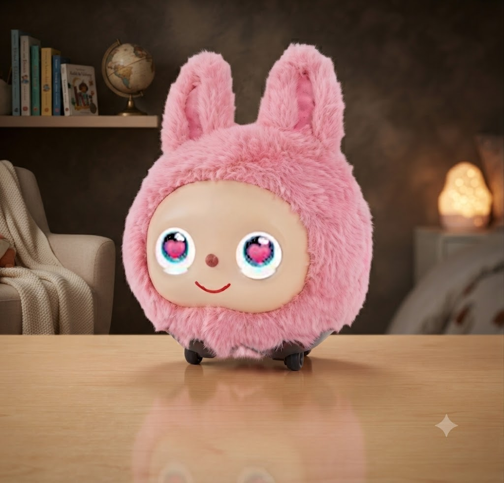 AR 4499 Pink Bunny Music Star Plush