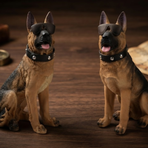 AR 4506 Stylish German Shepherd Dog with Sunglasses