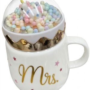 4345 Mrs. Magical Unicorn Dome Lid Ceramic Mug
