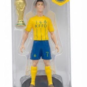 AR 2669 Cristiano Ronaldo Al-Nassr Action Figure with Trophy Collectible Set