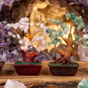 AR 4065 Crystal Gemstone Bonsai Tree Assortment