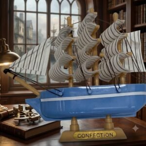 AR 4235 Confection Blue Hull Wooden Model Tall Ship
