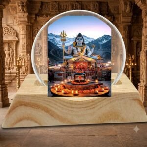 AR 4568 Lord Shiva Illuminated Ring Table Lamp
