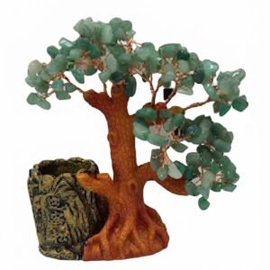 YS 2927 Feng Shui Wealth Tree with Chinese Coins & Dragon Pot
