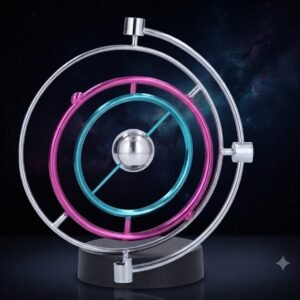 AR 3637 (Silver, Pink & Blue Orbit Table )