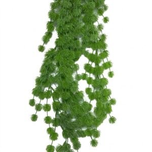 3938 ( Artificial Green Hanging Fern Plant with Lush Cascading Foliage )