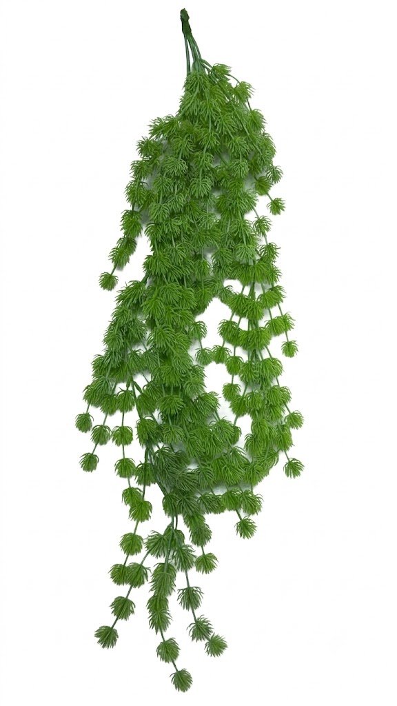 3938 ( Artificial Green Hanging Fern Plant with Lush Cascading Foliage )