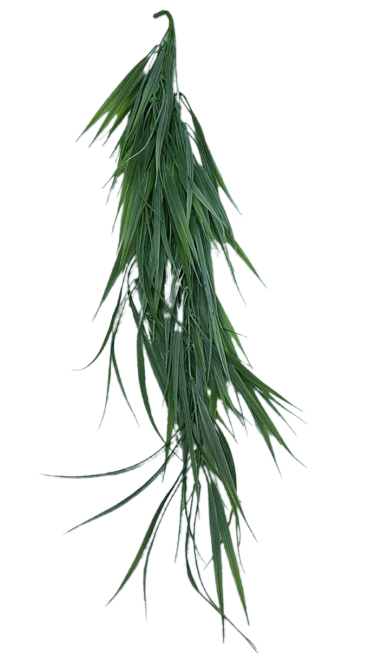 4531 ( Artificial Hanging Green Grass Foliage Branch )