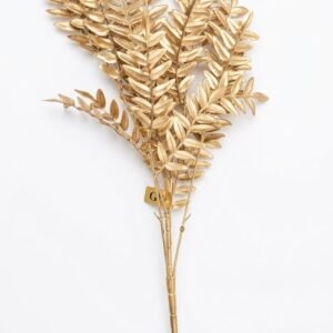 4950 ( Golden Metallic Artificial Olive Leaf Spray )