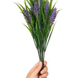 4951 ( Artificial Lavender Bouquet with Green Grass Foliage )