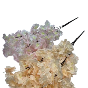 5747 ( Artificial Pastel Pink and Cream Hydrangea Flower Bunch )