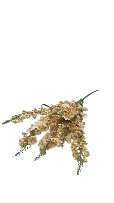 6061 ( Premium Champagne Beige Artificial Hanging Flower Spray )