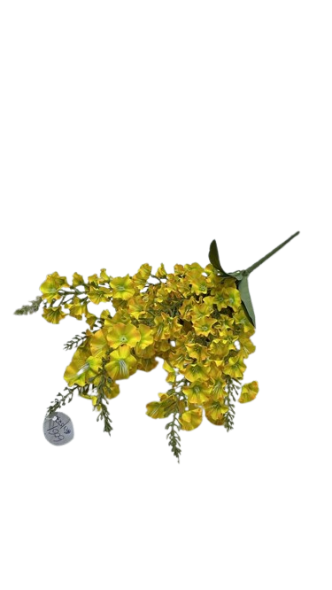 6061 ( Premium Yellow Green Artificial Hanging Flower Spray )
