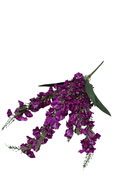 6061 ( Premium Yellow Green Artificial Hanging Flower Spray )