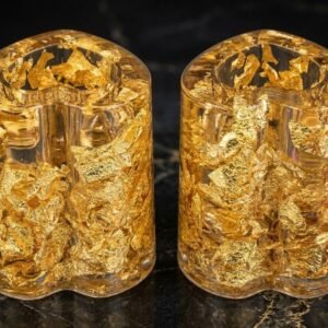 AR4190 ( Premium Golden Foil Floral Decorative Holders ) PcsCtn/- 72