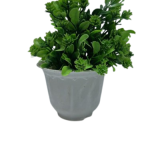 Kohinoor bonsai ( Premium Artificial Green Bonsai Plant in Decorative Grey Pot )