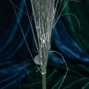 1300 ( Premium Artificial Silver-Grey Decorative Grass Spray for Floral Arrangements & Home Dรฉcor )